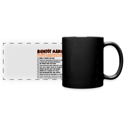 Défis EVG Futur Marié - Mug panoramique uni