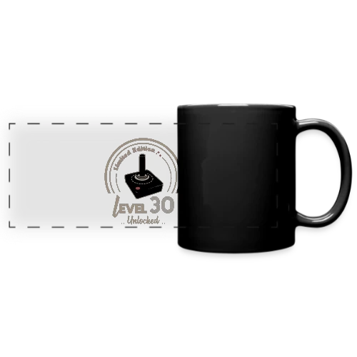 T-shirt 'Niveau 30 Débloqué' - Anniversaire Gamer - Mug panoramique uni