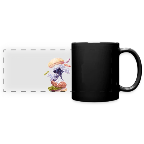 La Vague Gourmande de Kanagawa - Mug panoramique uni