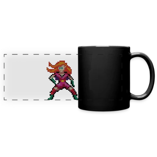 Super-Héroïne Rouge - Mug panoramique uni