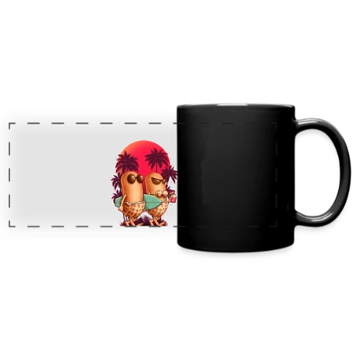 Cacahuètes en Vacances - Mug panoramique uni