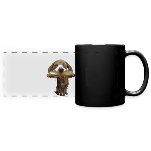Chien Gourmand Hotdog - Mug panoramique uni