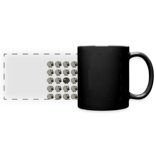 Mouton Noir : L'Esprit Libre - Mug panoramique uni
