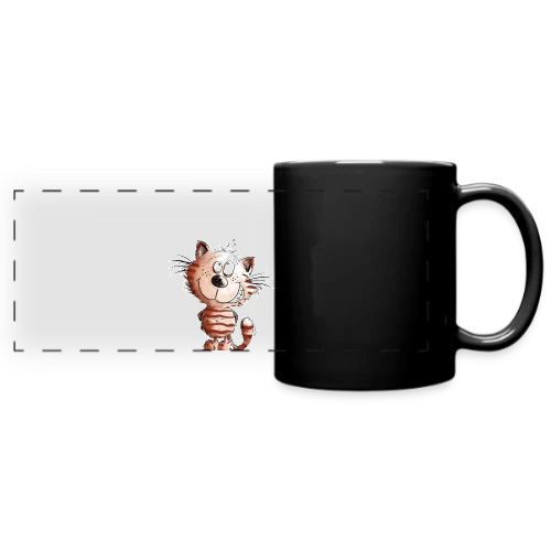Pas moi, la chatte coquine - T-shirt humour félin - Mug panoramique uni