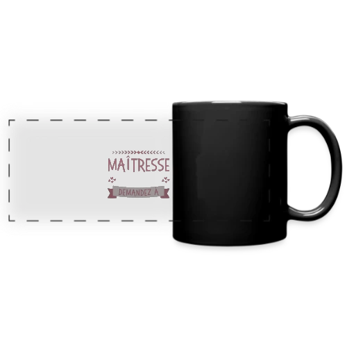 T-shirt Maîtresse qui Déchire Personnalisable - Idée Cadeau Fin d'Année - Mug panoramique uni