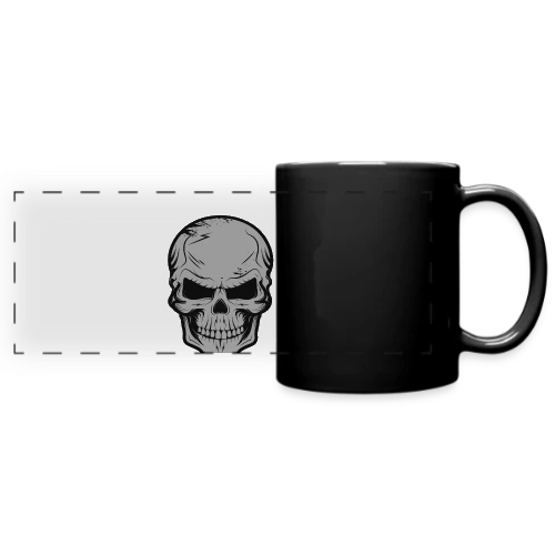 Crâne Sinistre et Malicieux - Mug panoramique uni