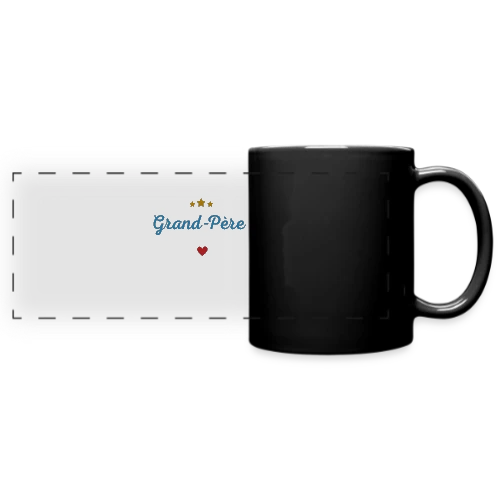 Grand-Père d'Amour : Personnalisé avec Noms des Petits-Enfants - Mug panoramique uni