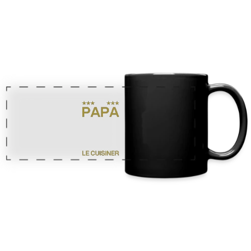 T-Shirt Humour Papa Cuisinier - On est foutus ! - Mug panoramique uni
