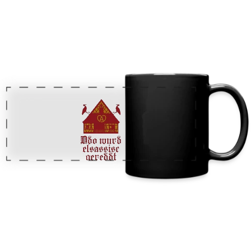 Ici On Parle Alsacien - Mug panoramique uni