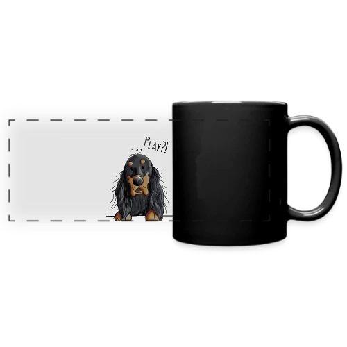 Gordon Setter Rigolo Style BD - Mug panoramique uni