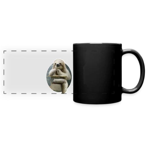T-shirt Paresseux Studieux en Classe - Mug panoramique uni