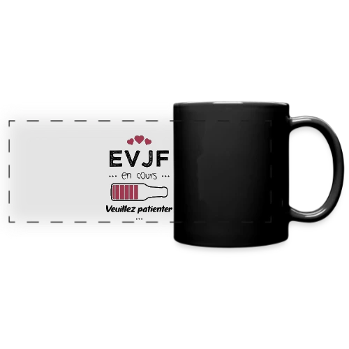 EVJF en Folie ! - Mug panoramique uni