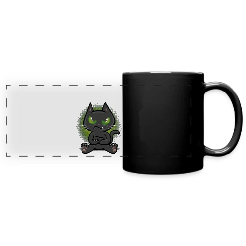 Chat Têtu : Non, et c'est tout ! - Mug panoramique uni