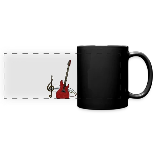 T-shirt Guitare Passion - Mug panoramique uni
