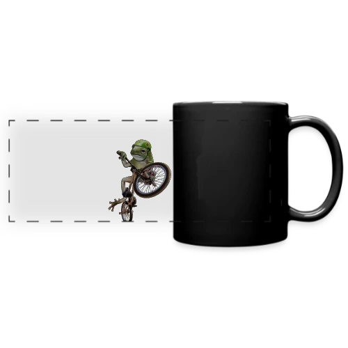 Grenouille BMX : Le Rider des Marais - Mug panoramique uni