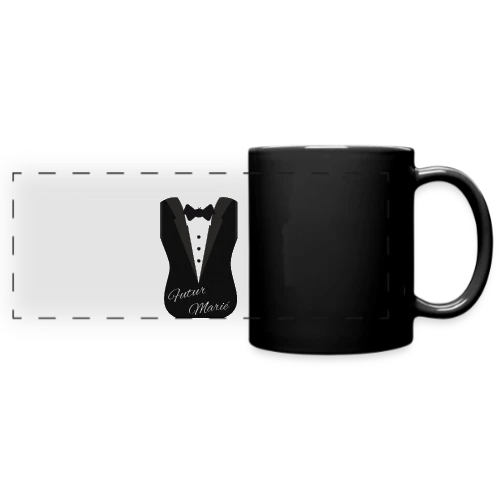 T-shirt EVG : Le Futur Marié - Humour Garanti ! - Mug panoramique uni
