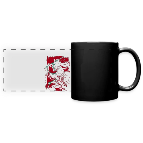 Fille Samurai Anime au Katana - Mug panoramique uni