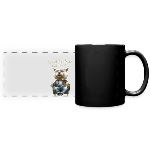 Meilleur Nourrisseur de Chats - Mug panoramique uni