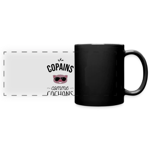 Copains comme Cochons - Duo d'Amis - Mug panoramique uni