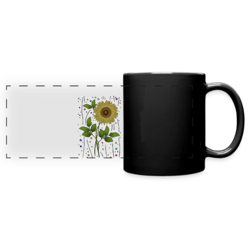 Éclat Floral - Mug panoramique uni