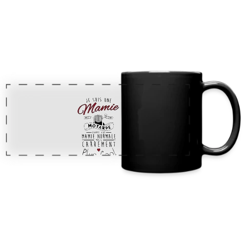 Mamie Motarde Super Cool - Mug panoramique uni