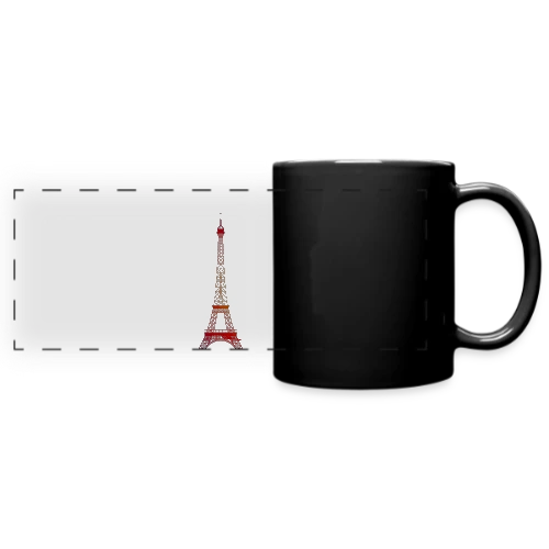 Tour Eiffel Dégradé - Mug panoramique uni