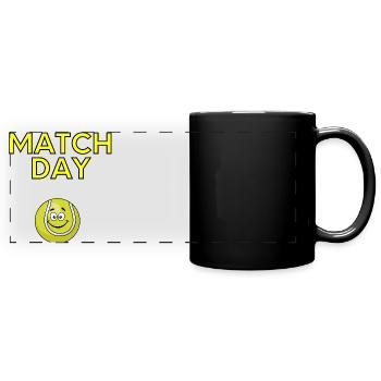 Tennis: Match Day - Full Colour Panoramic Mug - black - Front