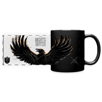 Game Of Thrones The Night's Watch Raven - Full Colour Panoramic Mug - black - Front