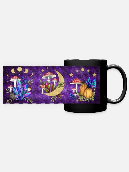 Dreamland - Full Colour Panoramic Mug - black