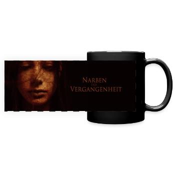 Narben der Vergangenheit - Panorama-Tasse farbig - Schwarz - Vorne