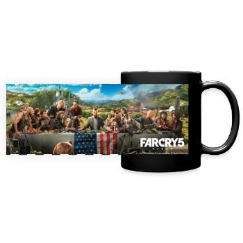 Far Cry 5 Joseph Seed Et La Secte Eden's Gate - Mug panoramique uni - noir - Devant