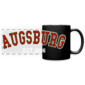 Augsburg Est. 2006 - Full Colour Panoramic Mug - black - Front