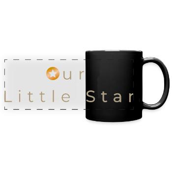 Notre Petite Étoile - Design minimaliste pour bébé - Mug panoramique uni - noir - Devant
