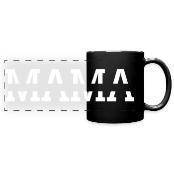MAMA - Full Colour Panoramic Mug - black - Front