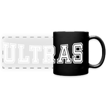 Ultra curved design - Full Colour Panoramic Mug - black - Front
