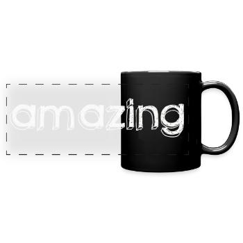 stupéfiant - Mug panoramique uni - noir - Devant