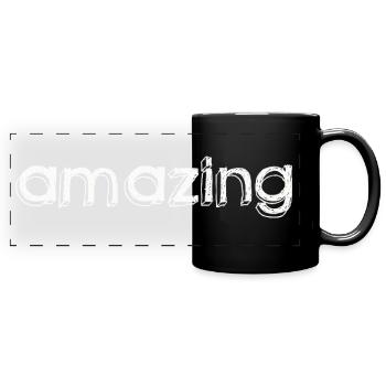 stupéfiant - Mug panoramique uni - noir - Devant