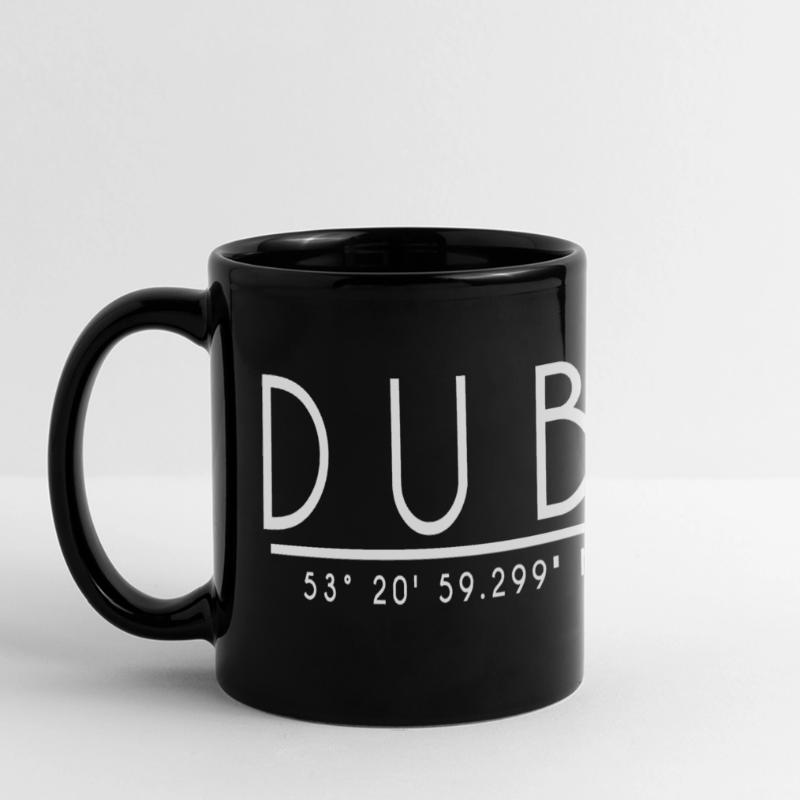 DUBLIN Coordinates Design Full Colour Panoramic Mug