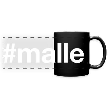 MALLE Mallorca - Panorama-Tasse farbig - Schwarz - Vorne