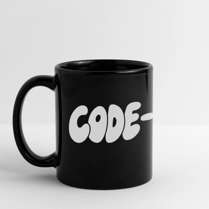 Code-Liebe – Mode Nerd Activé Mug panoramique uni
