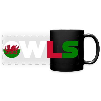 Wales - Full Colour Panoramic Mug - black - Front