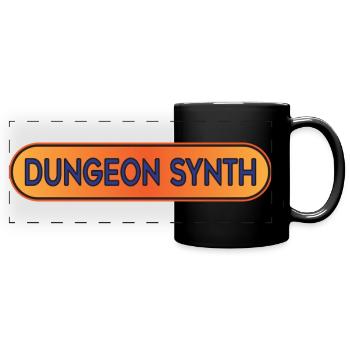 Dungeon Synth Emblem - Full Colour Panoramic Mug - black - Front