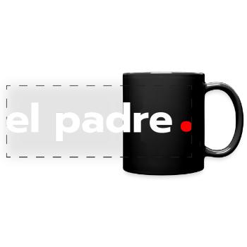 El Padre - Panorama-Tasse farbig - Schwarz - Vorne