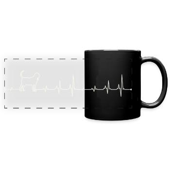 [En attente de l’image du design] - Mug panoramique uni - noir - Devant