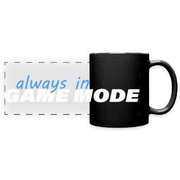 TOUJOURS EN MODE JEU - Mug panoramique uni - noir - Devant