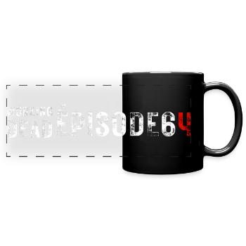 Demonstration zur Rentenreform - Panorama-Tasse farbig - Schwarz - Vorne