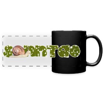 Escargot du dimanche - Mug panoramique uni - noir - Devant