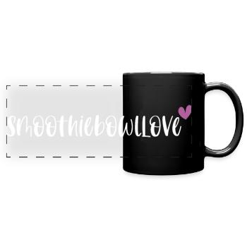 Smoothie Bowl Foodie Smoothiebowllove Geschenk - Panorama-Tasse farbig - Schwarz - Vorne