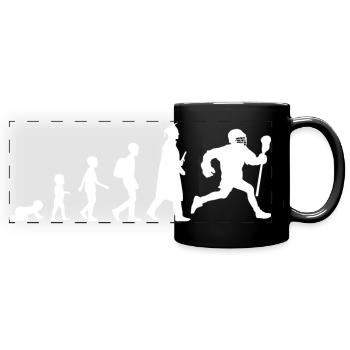 Lacrosse Evolution - Panorama-Tasse farbig - Schwarz - Vorne
