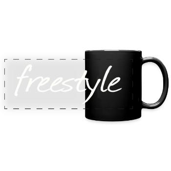 Freestyle - Full Colour Panoramic Mug - black - Front